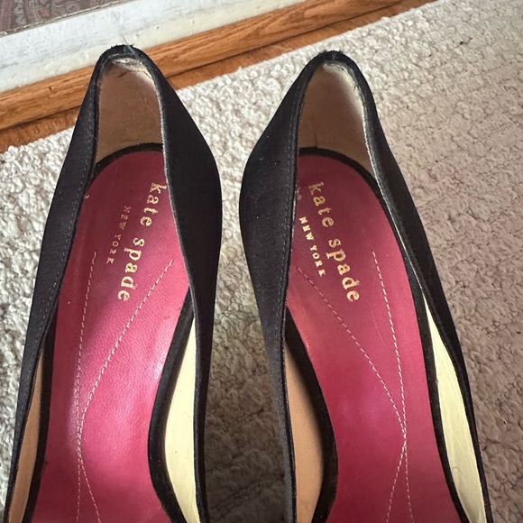 Kate Spade Black Ruffled Heels - Picture 5 of 6
